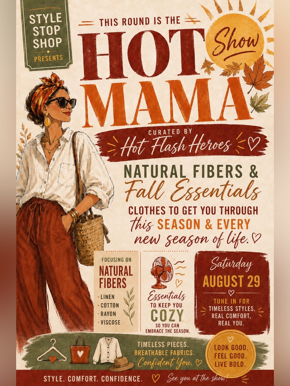 HOT MAMA : Style Stop Shop Monthly Train Show Flyer!